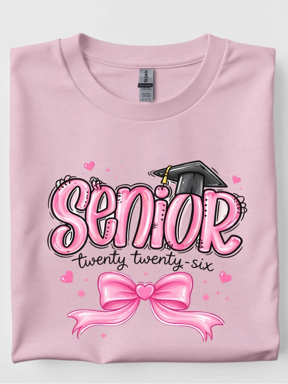 Graduation T-shirt Class 2026 New made to order S M L XL graphic tee pink